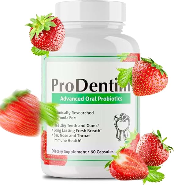 Bottle of ProDentim oral probiotic